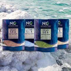 Dead Sea Mineral Salt Spa Bath Set - Natural Care