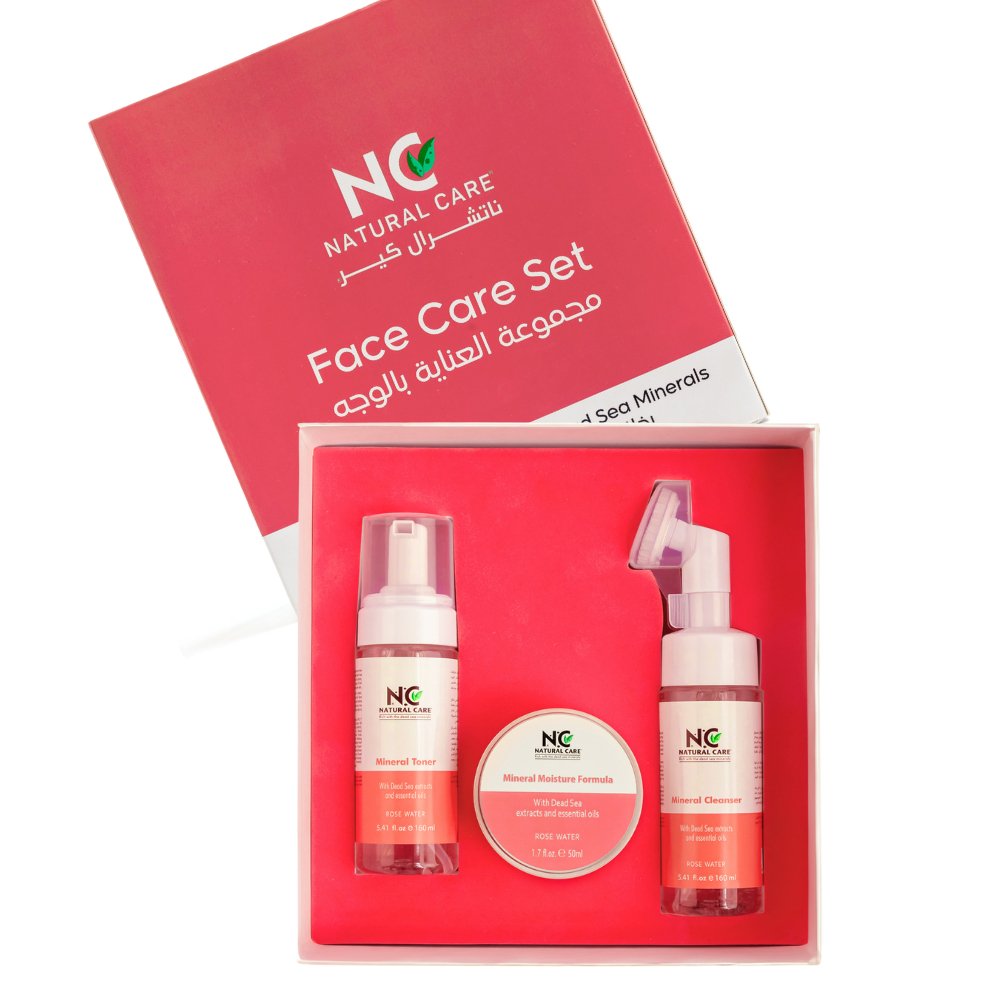 Face Care Set (Cleanser, Toner, and Cream) - Natural Care