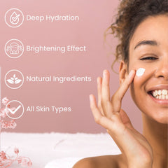 Rose Water Mineral Moisturising Cream - Natural Care