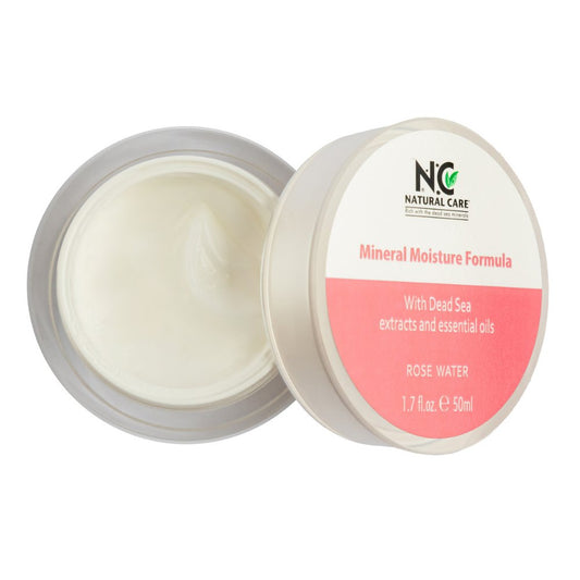 Rose Water Mineral Moisturising Cream - Natural Care 1000